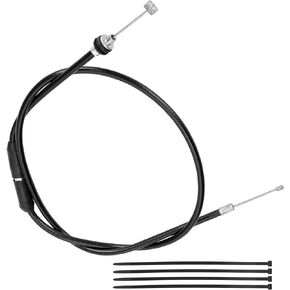 RUTU 28.7"ATV Thumb Throttle Cable with Travel 2.2" Throttle Cable for Tao Tao 49cc 50cc 70cc 90cc 110cc 125cc Chinese Kids ATV Quad 4 Wheeler SSR Go Kart Mini Pit Dirt Bike Adjustable with 4 Zip Ties