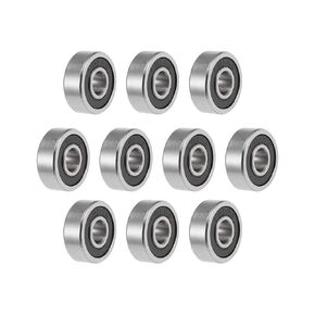 uxcell 6905-2RS Deep Groove Ball Bearings Z2 25mm X 42mm X 9mm Double Shielded Carbon Steel 10pcs