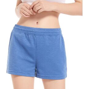 Inner Wish Women Pajama Bottom Shorts,Y2K Casual Drawstring Lounge Shorts for Summer with Pockets, Soft Sleepwear for Women
