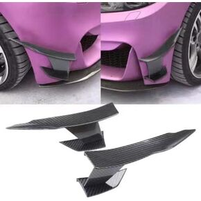 Universal Car Styling Accessories Front Bumper Splitter Spoiler Fin Canard Sticker Fit for BMW F80 M3 BMW F82 M4