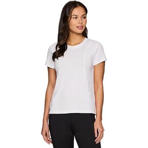 RBX Active Women's Mesh Workout Top Short Sleeve Crewneck Quick Drying Running T-Shirt with Breathable Fabric