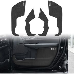 TOMALL 4pcs Car Door Anti Kick Pads Stickers Compatible with Honda CR-V 2017-2022 Door Anti-Scratch Guards Protector Carbon Fiber Car Interior Accessories Film Decals Trim Decoration (Carbon Fiber)