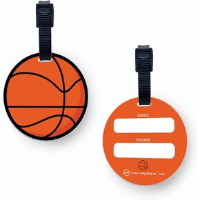 SetGo Sports Baseball Name Tag, ID Label for Gear Bag, Plastic Backpack Tag, Set of 2, Customized Tag – Great for Boys and Girls at School Kindergarten (Baseball) in Kuwait