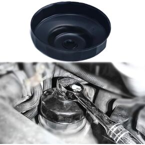 EASE2U 86mm Oil Filter Wrench fit for BMW,with 86.4mm 16 Flutes fits N54 N52 Engines