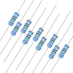 uxcell 30Pcs 7.5K Ohm Resistor, 2W 1% Tolerance Metal Film Resistors, Lead, 5 Bands for DIY Electronic Projects and Experiments