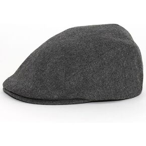 MG Men's Wool Ivy Newsboy Cap Hat (Grey), One Size