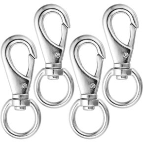 Swivel Snap Hook Heavy Duty Dog Leash Clips Dog Leash Clasp Leash Hooks Swivel Clip 4 Pcs