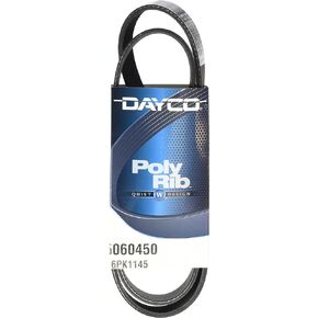 حزام Dayco 5060450 Serpentine باللون الأسود، الحجم: - الطول الفعال: 45.08 بوصة؛ العرض العلوي: 0.82 بوصة؛ السُمك: 0.17 بوصة
