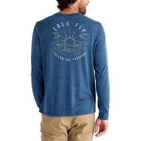 Free Fly Blitz Long Sleeve Fishing Shirt for Men - Ultra-Soft Performance Fishing Shirts for Men - Sailing, Fishing T Shirts