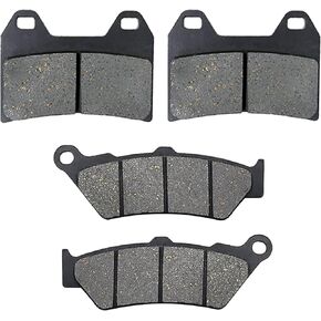 AHL Front & Rear Brake Pads Set for Victory V92C (All Models Single Front Rotor) 1998-2003 (Semi-metallic)