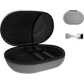 Apple Vision Pro Pr Pouch Designed for Apple Vision Pro Case Hard Case for Apple Vision Pro,Perfect for Storing Vision Pro and Battery at Home Or While Traveling, Apple VR Waterproof Hard Case（Black）