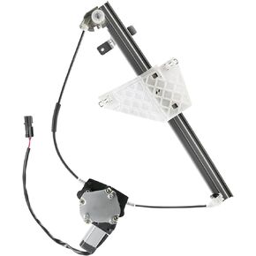 YHTAUTO Rear Left Driver Side Power Window Regulator with Motor Compatible with Jeep Grand Cherokee 1999-2000 (2 Pins Plug)