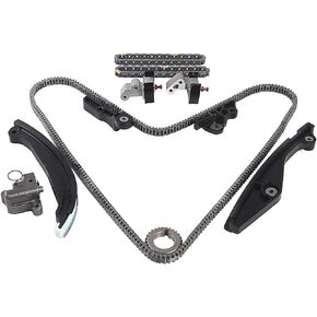 MAXWIN Timing Chain Kit Fit 13-19 for Ford Police Interceptor Sedan 3.5L, 10-19 Taurus 3.5L, 13-19 Explorer, 10-19 Flex, 11-12 Fusion 3.5L, 10-16 for Lincoln MKS 3.5L, 13-19 MKT 3.5L, 11-12 MKZ 3.5L