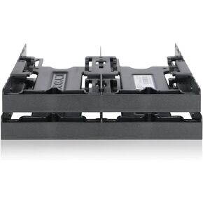 ICY Dock Flex Fit Quattro MB344SP – Mounting Frame for 4 x 2.5 Inches (6.4 cm) SSD/HDD in 1 x 5.25 Inches (13.3 cm)