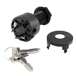 Golf Cart Starter Switch, Ignition Switch, for Club Car Precedent Key Switch Electric 2004+ 2 Terminal OEM ＃102508601 (Dark Grey)