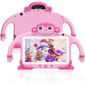 zcobro Kids Tablet 7 inch Tablet for Kids 32GB Toddler Tablet with Case Kids Learning Tablet with WiFi for Boys Girls Children Tablet with Bluetooth YouTube Parental Control Dual Camera Free Apps