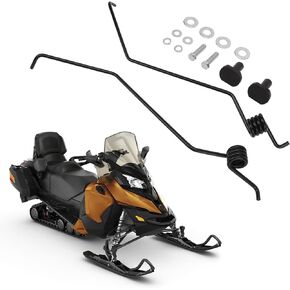 Snowmobile Ice Scratchers, A Pair Snowmobile Ice Snow Scratchers Kit for Polaris, for Arctic Cat, for Ski Doo, Universal fit for Most Snowmobiles, OE 4E565768