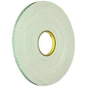 3M - 3M 4016 0.5" X 36YD 4016 Natural Polyurethane Double Coated Foam Tape, 0.5" width x 36yd length (1 roll)