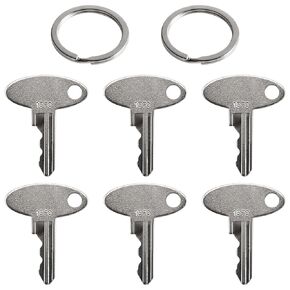 VIDABTE 1570 Ignition Keys for Ford/New Holland Tractors,Replacement Ignition Keys for Ford New Holland Massey Ferguson Perkins Sakai Shibaura Terramite Vermeer 1570[6 Pack]