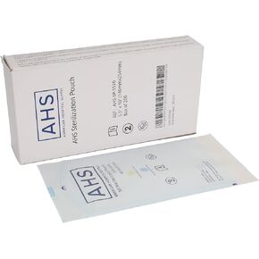 AHS American Hospital Supply Medical Sterilization Pouches Sterilizer Bags with Self Seal Color Coded Indicators Autoclave Pouches Case of 2000 | 10 Boxes Pack (5.5 x 10 in)