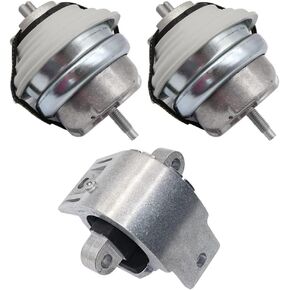 GXARTS 3pcs Engine Motor Mounts C2P17845 Compatible with Jaguar XF 3.0L 2009 XJ 5.0L 2010-2013 C2D16622 C2D38505