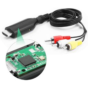 HDMI to RCA AV Adapter Converter HDMI2AV NTSC PAL Full HD Composite Video Audio for PS3 for PS4 for Xbox 60HZ for Old TV