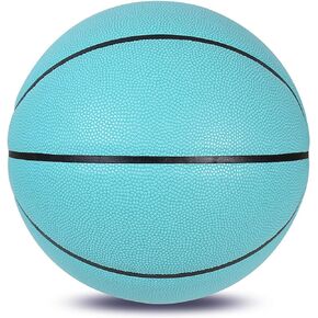 MINDCOLLISION Size 5/6/7 Solid Color Basketball, No Standard Non-Slip Wear-Resistant, Suitable for Indoor and Outdoor Children's Women's Youth Adult Basketball