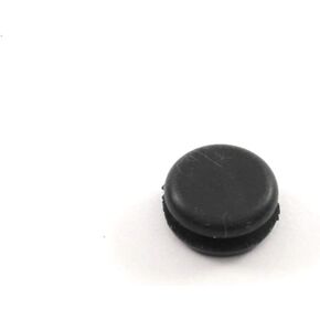 Rubber Plug - Fits 1/4" Opening in 1/16" Thick Panel - Grommet Without A Hole - Solid Flush Plug - Seals Opening in Metal Panels - Provides Finished Appearance on Both Sides of Panel (4)