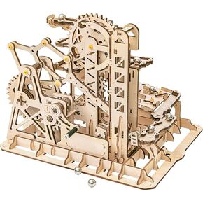 Rowood 3D Wooden Marble Run Puzzle Craft Toy, Gift for Adults & Teen Boys Girls, Age 14+, DIY Model Building Kits - Tower Coaster(Marble Climber)