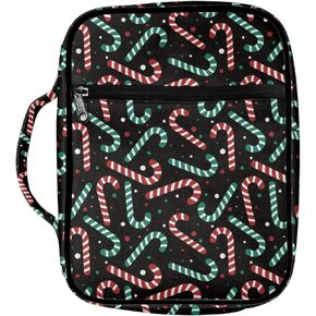 Galaxy Wolf Bible Cover Bible Case for Men Boys, Study Tote Book Cover Purse Bible Book Carrying Bags Kids Scripture Case Church Bag Zipper Bible Holder with Handle Pockets