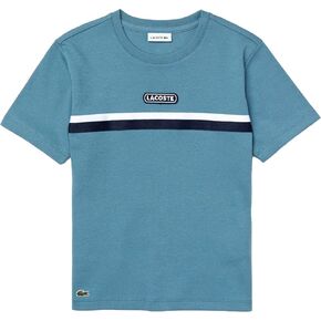 Lacoste Boys Short Sleeve T-Shirt with Badge on Chest