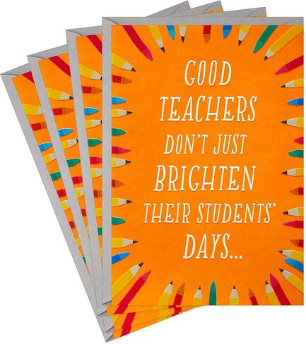 Hallmark Thank You Cards, Teachers are Magic (2 Cards with Envelopes) for Teacher, Principal, Coach, Admin, Mentor in Saudi Arabia