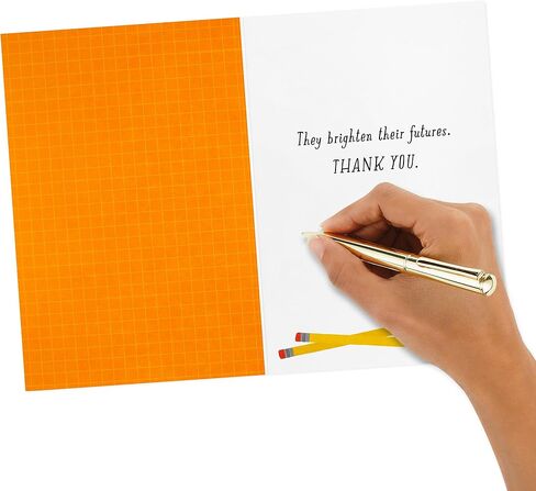 Hallmark Thank You Cards, Teachers are Magic (2 Cards with Envelopes) for Teacher, Principal, Coach, Admin, Mentor in Saudi Arabia