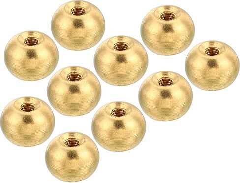 مقبض صواميل بغطاء خيط M4x0.7 من باتيكل، 10 عبوات من أغطية لولبية لتزيين مصباح الكرة النحاسية لإضاءة الأثاث in Kuwait