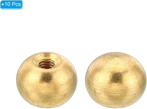 مقبض صواميل بغطاء خيط M4x0.7 من باتيكل، 10 عبوات من أغطية لولبية لتزيين مصباح الكرة النحاسية لإضاءة الأثاث in Kuwait