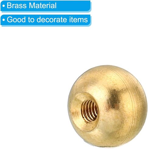 مقبض صواميل بغطاء خيط M4x0.7 من باتيكل، 10 عبوات من أغطية لولبية لتزيين مصباح الكرة النحاسية لإضاءة الأثاث in Kuwait