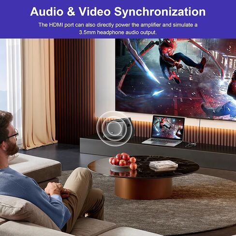 مقسم HDMI 8K 1 في 2 مخرج، 8K@60 هرتز 4K@120 هرتز HDMI2.1 مقسم 1x2 HDMI نسخة ناسخة مع 48 جيجابت في الثانية، HDR ديناميكي، وضع VRR، لألعاب Xbox PS5 PS4 PC Roku Fire TV in Kuwait