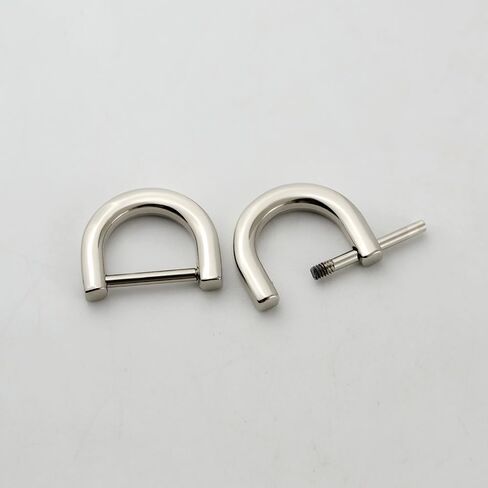 TANJUN 4 pcs D-Rings with Closing Screw Shackle DIY Purse Handle Connector Dee Ring Leather Craft in Saudi Arabia