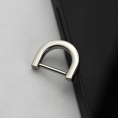 TANJUN 4 pcs D-Rings with Closing Screw Shackle DIY Purse Handle Connector Dee Ring Leather Craft in Saudi Arabia