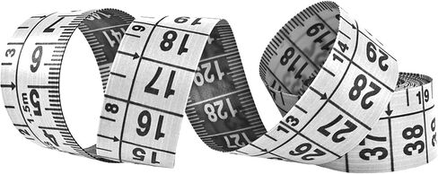 OOTDAY Tape Measure, 60 Inch Double Scale Sewing Flexible Ruler for Weight Loss Body Measurement Tailor Craft Vinyl Body Measurement Tape(White-150CM) in Saudi Arabia
