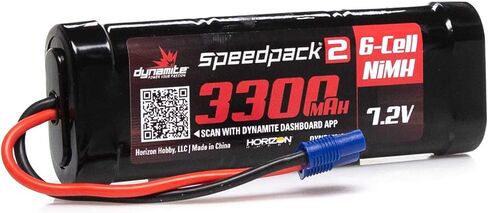 ديناميت SPEEDPACK2 7.2 فولت 3300 مللي أمبير 6 خلايا NiMH Flat EC3 DYNB2070EC بطاريات السيارات وملحقاتها in Kuwait