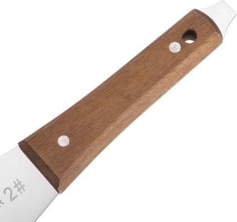 HARFINGTON Painting Knives 45mm Width Shovel Mixing Palette Scraper with Wood Handle for Oil Paint Craft Spreading(1#) in Saudi Arabia