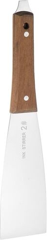 HARFINGTON Painting Knives 45mm Width Shovel Mixing Palette Scraper with Wood Handle for Oil Paint Craft Spreading(1#) in Saudi Arabia
