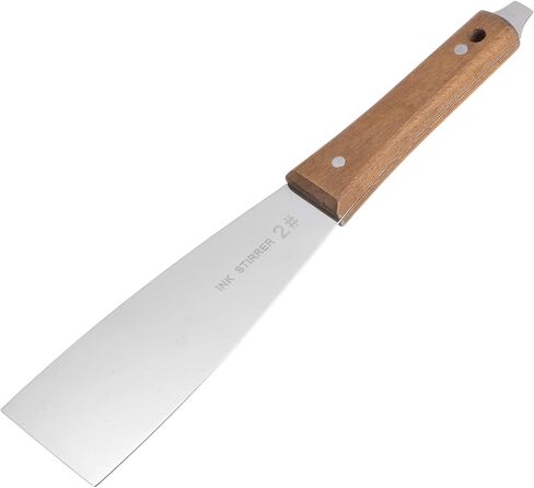 HARFINGTON Painting Knives 45mm Width Shovel Mixing Palette Scraper with Wood Handle for Oil Paint Craft Spreading(1#) in Saudi Arabia