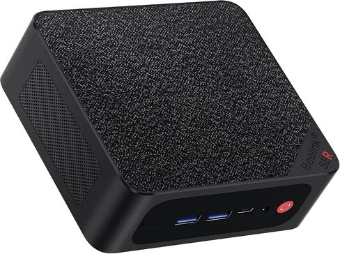 Beelink SER5 MAX Mini PC with AMD Ryzen 7 5800H(8C/16T, up to 4.4GHz) Mini Computer, 16GB DDR4 1TB NVMe SSD, 4K HD Triple Display HDMI/Type-C, WiFi 6, Bluetooth 5.2 in Saudi Arabia