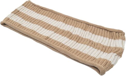 TrendsBlue Premium Winter Knit Striped Infinity Loop Circle Scarf in Kuwait