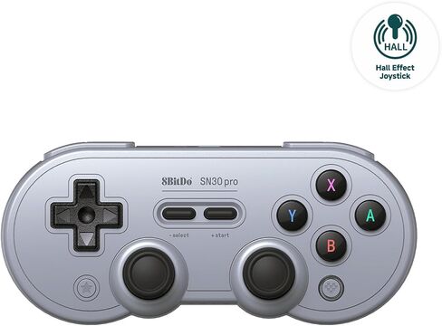 وحدة تحكم بلوتوث AKNES 8Bitdo SN30 Pro، تحديث عصا التحكم بتأثير Hall، وحدة تحكم الألعاب المتوافقة مع Apple وSwitch وWindows وSteam Deck وAndroid وRaspberry Pi - G Classic Edition in Saudi Arabia