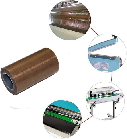 PTFE Tape Coated Fiberglass Fabric, High Temperature Adhesive Teflon Tape Perfect for Vacuum, Hand and Impulse Sealers FoodSaver 1 inch x 11 Yard in Saudi Arabia