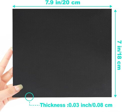 Xfenvs Enhanced Cuttable Rubber Grip Tape, Ultra-Thin Strong Adhesive Non-Slip Tape for Safer Handles and Surfaces - Customizable, Waterproof, and Versatile Anti-Slip Solution (Black, 4 PCS) in Saudi Arabia