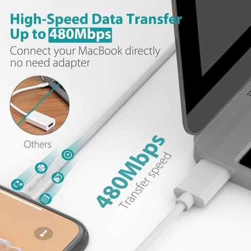 Marchpower USB C to Lightning Cable - MFi Certified iPhone 14 Fast Charger Cord 3/6/10ft Type C to Charging Cable Compatible with iPhone 14 13 12 Pro Max Mini 11 X XS XR 8 Plus -Gold in Saudi Arabia